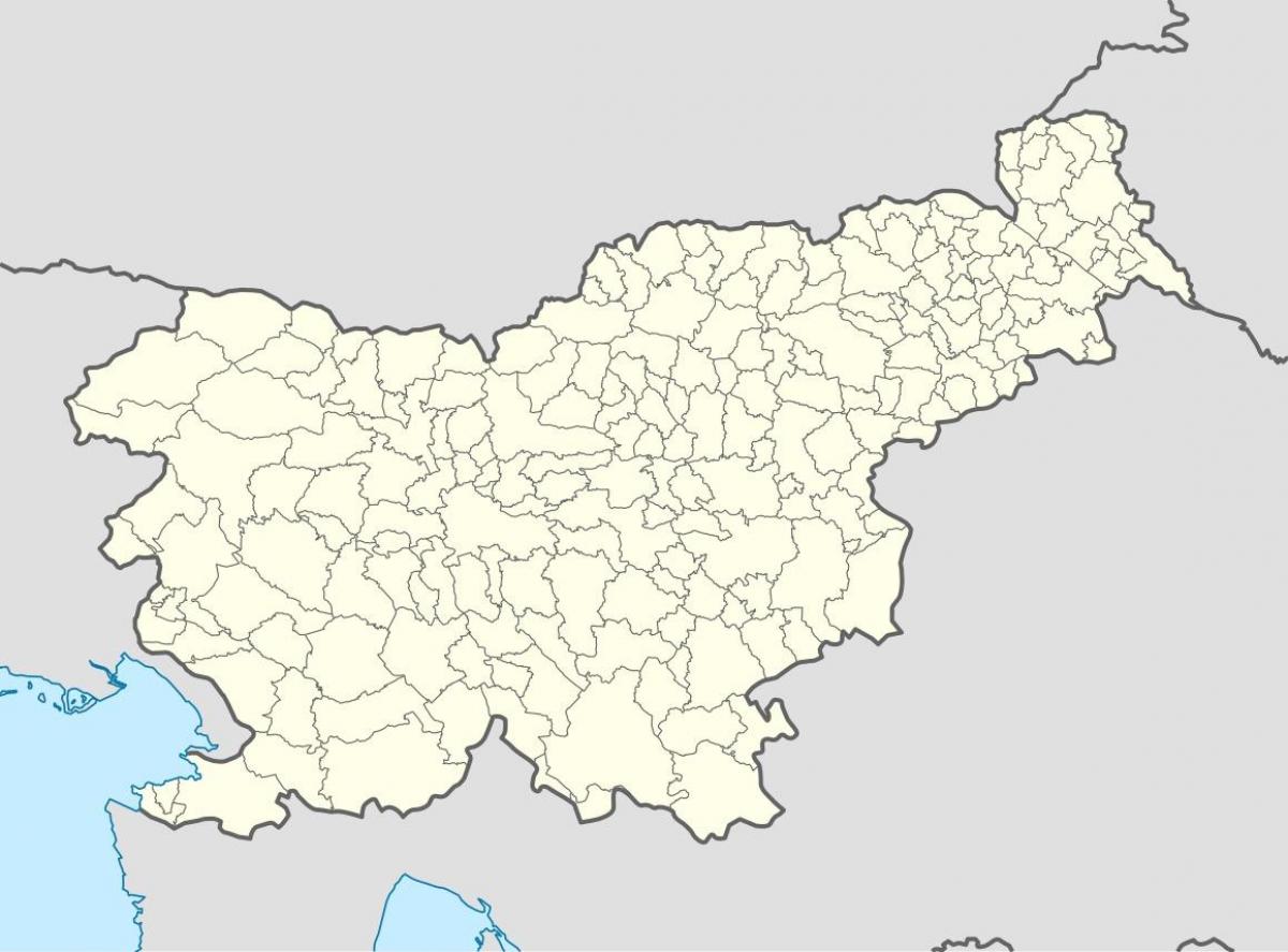 Szlovénia térkép helye