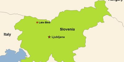 Térkép ljubljana, Szlovénia