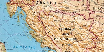 Térkép, amely mutatja, hogy Szlovénia