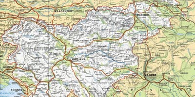 Térkép terme Szlovénia